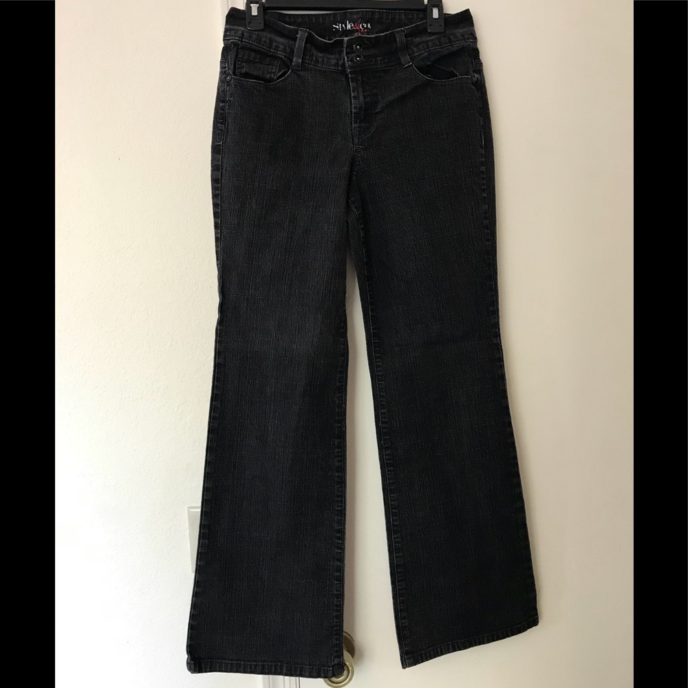 Style & Co. Women's Black Boot Cut Jeans
